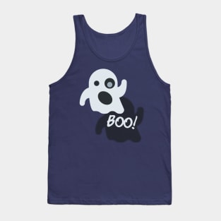 Happy Halloween cute ghost Tank Top